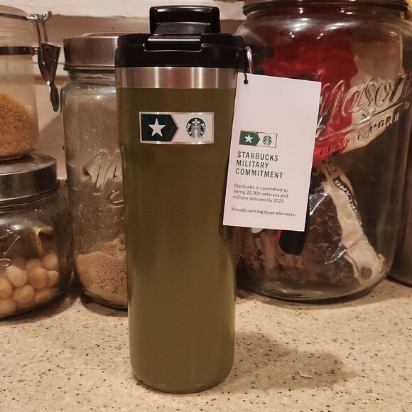 Starbucks Stanley Military Commitment Tumbler NWT 20 oz. - Picture 1 of 4